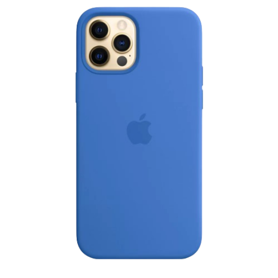 Apple silicone case with MagSafe iPhone 12/12 Pro (Original Quality) Capri Blue